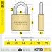 40mm Keyed-Alike Brass Padlock